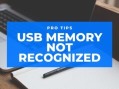 USB memory not recognized