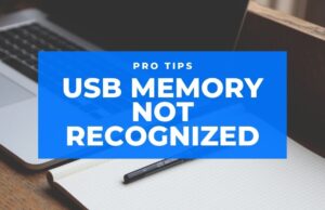 USB memory not recognized